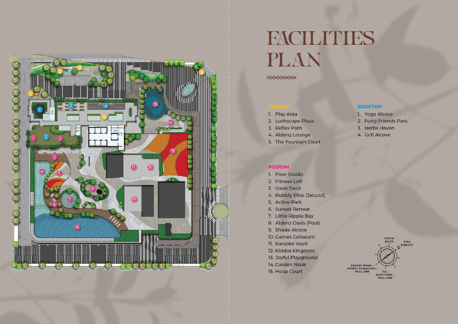 The Aldenz pool and leisure facilities